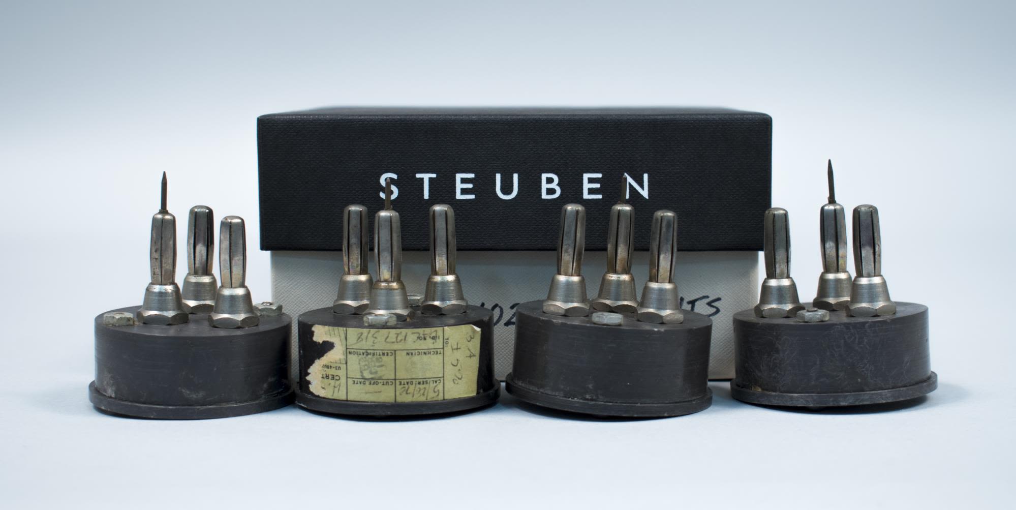 An line of 1950s electronic components.