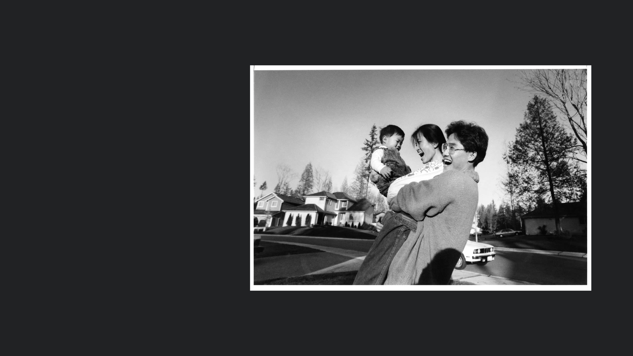 Two parents with baby.